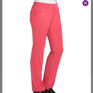 NWT Greys Anatoly Spark Pink 5 pocket scrub pants